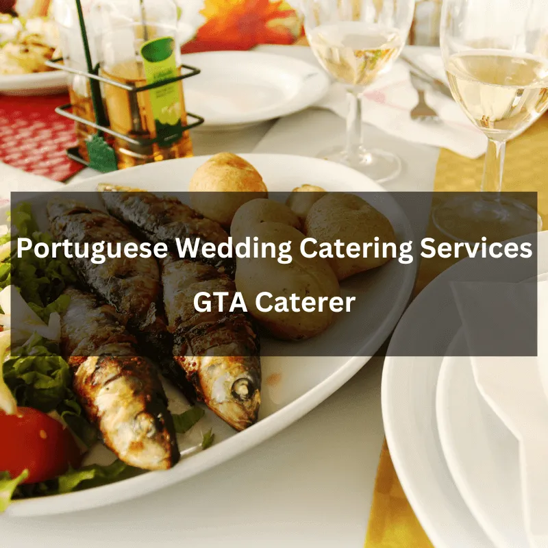 Portuguese Wedding Buffet Menu