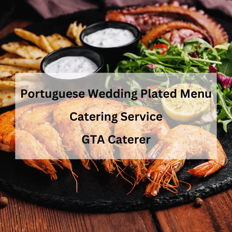 Portuguese Wedding Plated Menu